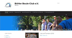 Desktop Screenshot of buehler-boule-club.de